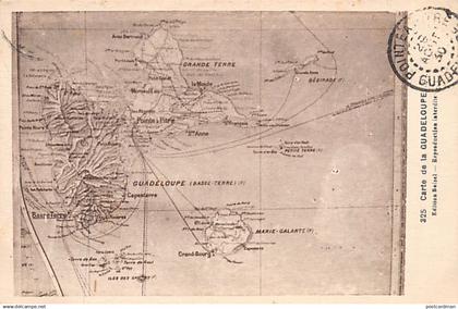 Guadeloupe - Carte géographique - Ed. Boisel 325