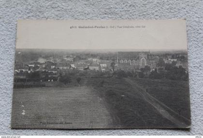 Cpa 1917, Guéméné Penfao, vue générale, côté Est , Loire atlantique 44