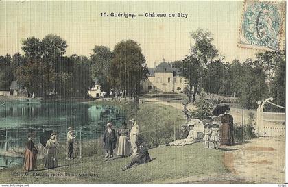 CPA Guérigny Château de Bizy