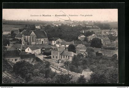 CPA Guerville, vue générale, Vue générale