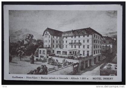 05 Guillestre hotel carte pub sépia    D05D  K05065K  C05065C RH024138