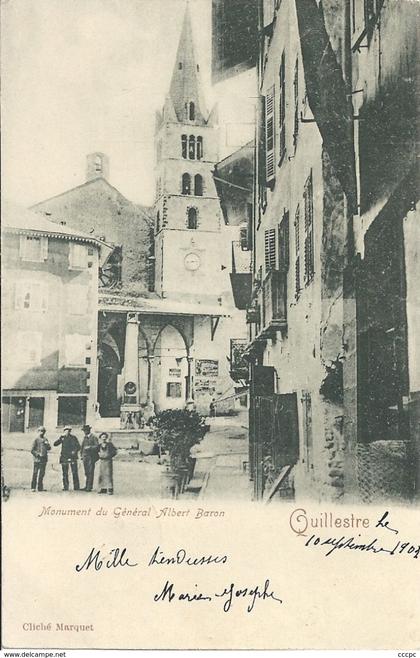 CPA Guillestre Monument du Général Albert Baron