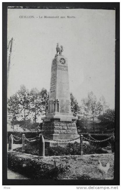 89 Guillon monument aux morts    D89D  K89197K  C89197C RH037284