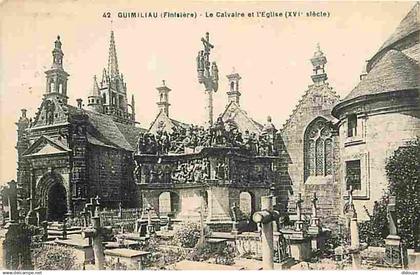 29 - Guimiliau - Le Calvaire et l'Eglise - CPA - Voir Scans Recto-Verso