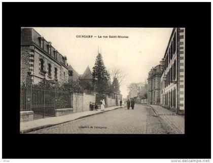 22 - GUINGAMP - La Rue Saint-Nicolas