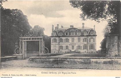 VAL D'OISE  95  CHATEAU DE GUIRY, PAR MAGNY EN VEXIN