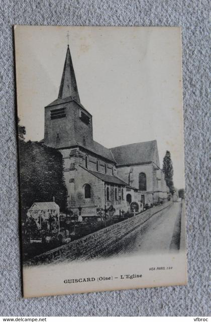 Guiscard, l'église, Oise 60