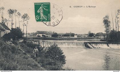 (CPA 89) GURGY  /  L'Écluse -