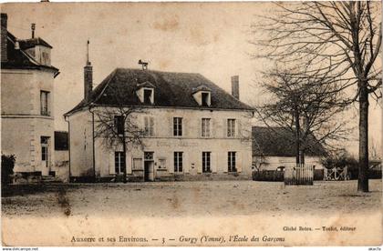 CPA AUXERRE et ses Env. - GURGY - l'École des Garcons (357841)