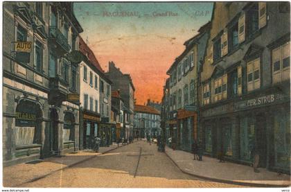 Carte Postale Ancienne de HAGUENAU-Grand'rue