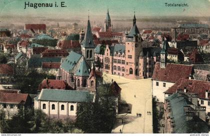 Hagenau / Elsass, Totalansicht, 1912