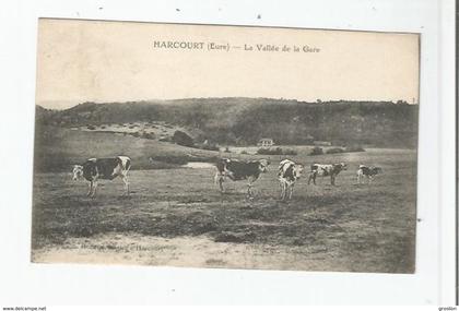 HARCOURT (EURE) LA VALLEE DE LA GARE (VACHES DANS UN PRE)