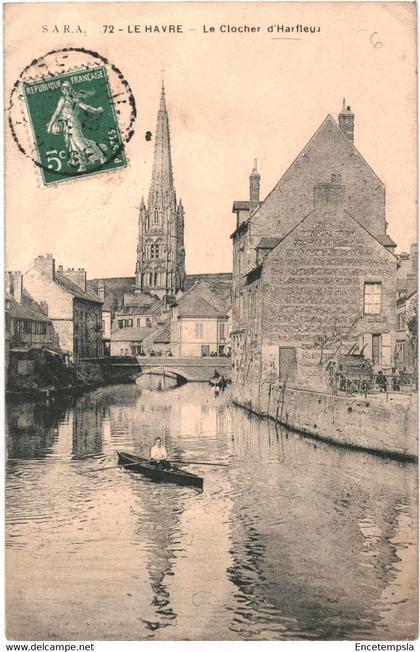 CPA  Carte Postale  France Harfleur Le Clocher d'Harfleur VM57649