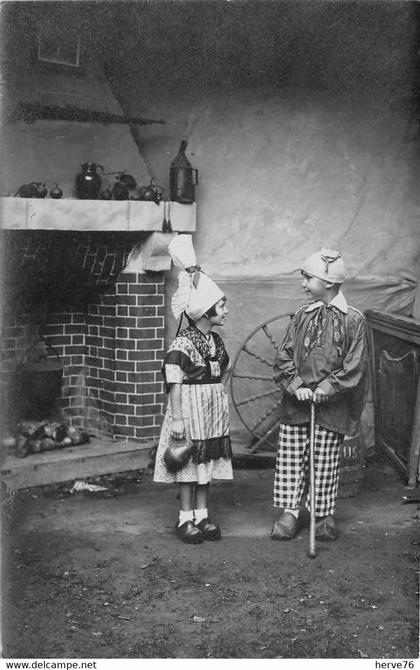 HAUTE NORMANDIE - carte photo - Folklore - costume - enfant