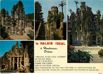 26 - Hauterives -  Le Palais Idéal - Oeuvre du facteur Ferdinand Cheval - Multivues - CPM - Voir Scans Recto-Verso