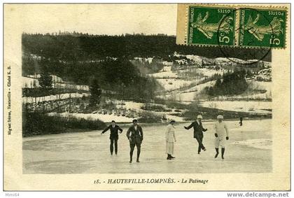 01 .  HAUTEVILLE-LOMPNES .  LE PATINAGE .