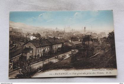 Hayange, vue générale prise des usines, Moselle 57