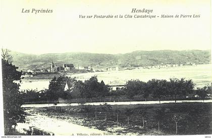 Carte Postale ancienne de HENDAYE -