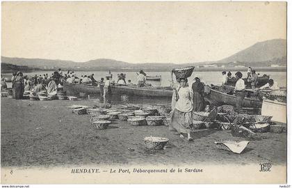 Hendaye - Le Port, Débarquement de la Sardine