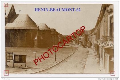 HENIN-BEAUMONT-CARTE PHOTO Allemande-GUERRE 14-18-1WK-FRANCE-FRANKREICH-62-