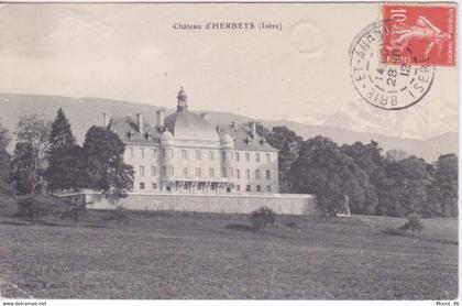 38 - ISERE - HERBEYS PRES EYBENS  -  ENVIRONS BRIE ET ANGONNES  - LE CHATEAU D'HERBEYS