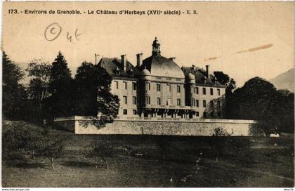 CPA AK GRENOBLE - Env. - Le Chateau d'Herbeys (489519)