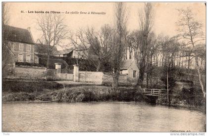 HEROUVILLE-SAINT-CLAIR LES BORDS DE L'ORNE LA VIEILLE ORNE A HEROUVILLE