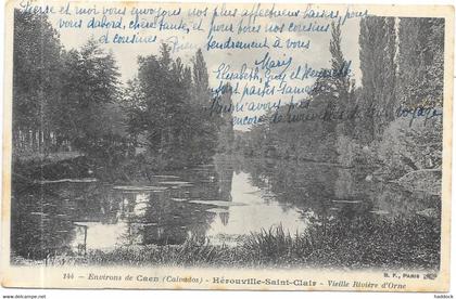 HEROUVILLE SAINT CLAIR : RIVIERE D'ORNE