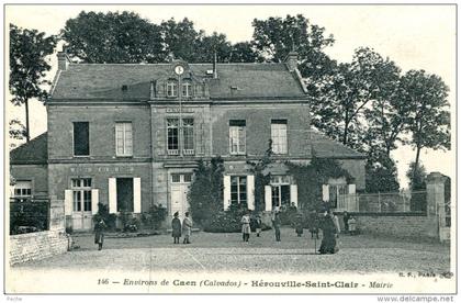 N°5739A -cpa Herouville Saint Clair -mairie-