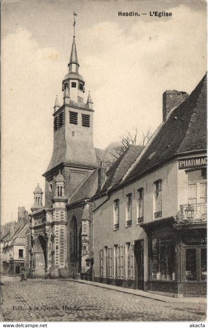 CPA HESDIN - l'Église (129533)