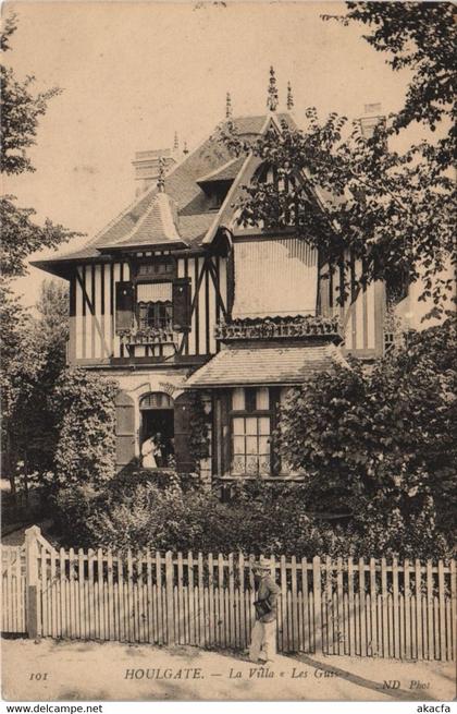 CPA HOULGATE - La Villa - Les Guis (141295)