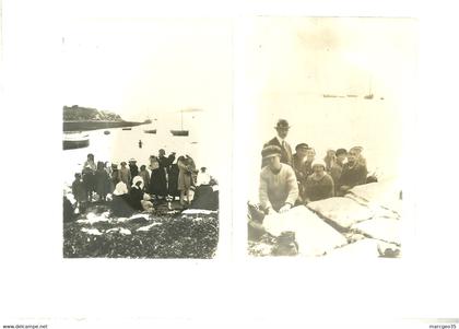 29 île de batz 3 clichés format 6,4 X 8,9 cms localisés au dos et datés 22 mai 1921