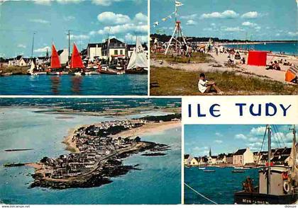 29 - Ile Tudy - Multivues - Plages - Bateaux - Voile - Voir Scans Recto Verso