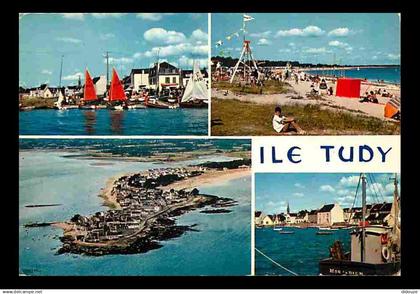 29 - Ile Tudy - Multivues - Plages - Bateaux - Voile - Voir Scans Recto Verso