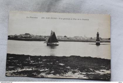 ile Tudy, vue générale et feu de la Perdrix, Finistère 29