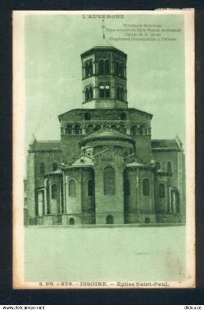 63 - Issoire - Eglise Saint-Paul - Carte Vierge