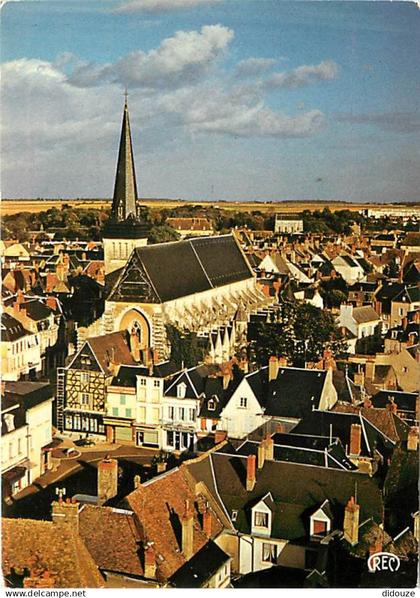 36 - Issoudun - L'Eglise Saint-Cyr - Vue Générale - Flamme Postale de Issoudun - CPM - Voir Scans Recto-Verso