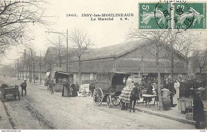 CPA Issy-les-Moulineaux Le Marché