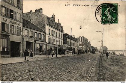 CPA IVRY-sur-SEINE Quai d'Ivry (869477)