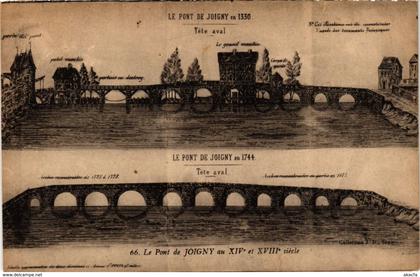 CPA Joigny - Le Pontde Joigny au XIVe et XVIIIe Siecle FRANCE (960699)