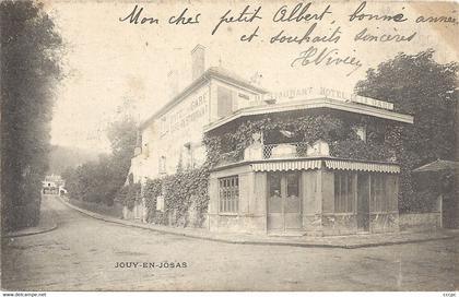 CPA Jouy-en-Josas Restaurant Hôtel de la Gare