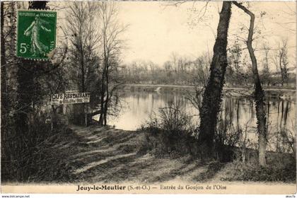 CPA Jouy le Moutier Entree du Goujon de l'Oise FRANCE (1332693)