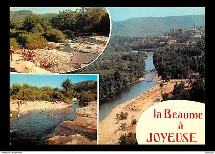 07 - Joyeuse - Vallée de la Beaume - Multivues - CPM - Voir Scans Recto-Verso