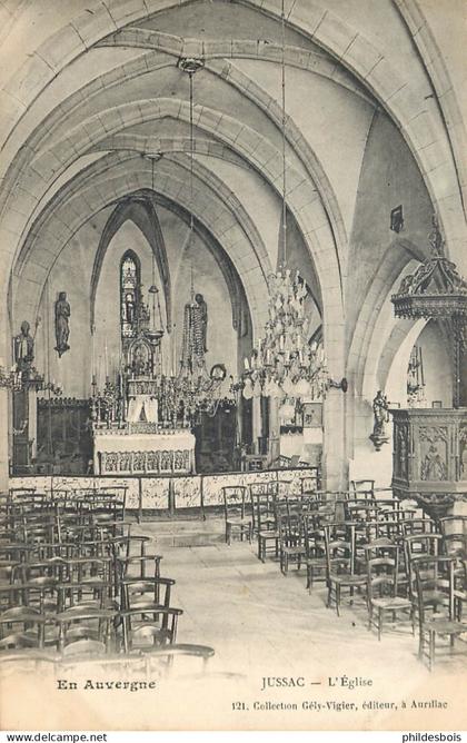 CANTAL  JUSSAC  l'église