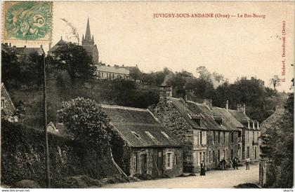 CPA JUVIGNY-sous-ANDAINE - Le Bas-Bourg (356109)