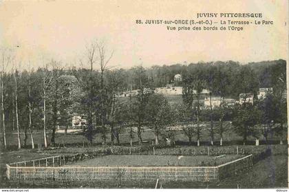 91 - Juvisy-sur-Orge - La Terrasse - Le Parc - Vue prise des bords de l'Orge - CPA - Voir Scans Recto-Verso