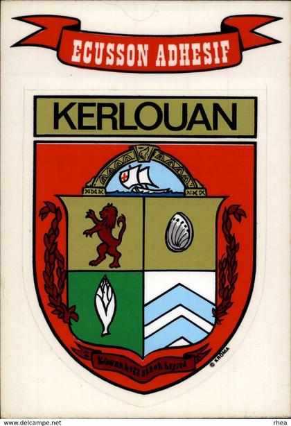 29 - KERLOUAN - Ecusson adhésif - blason - autocollant