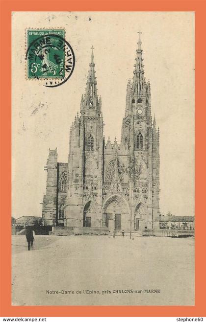 a698 / 675 51 - L'EPINE Notre Dame de l'Epine ( Cachet Militaire Etat Major )