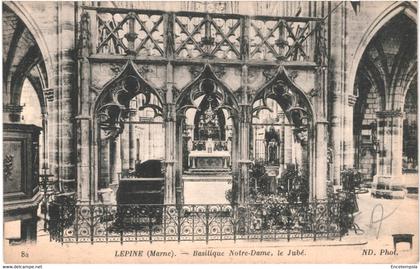 CPA   Carte Postale France L'Epine  Basilique Notre DAme le Jubé    VM64512