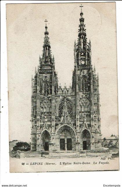 CPA Carte postale France- L'Epine  Eglise Notre Dame-Façade 1915 VM24419p